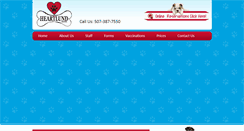 Desktop Screenshot of heartlundkennels.com